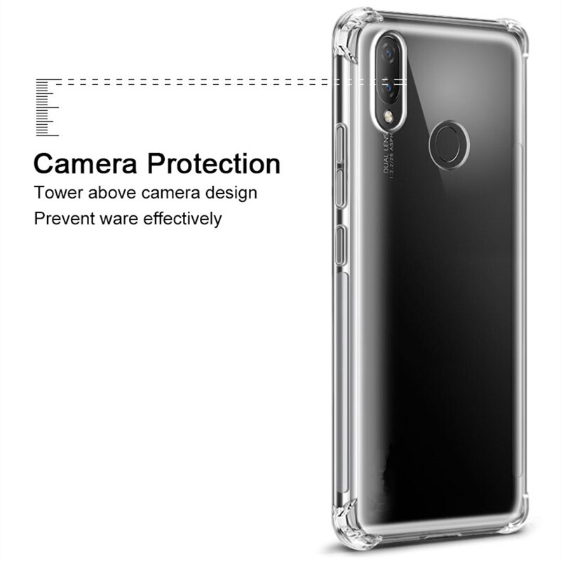 Capa de silicone tpu transparente para celular, capa anti-choque para xiaomi mi 6x 5x a2 lite a1 8 se mix 2s 2 note 3 6 backup plus 5c 5