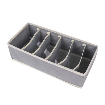 30Netz Unterwäsche Lagerung Organizer, Platzsparende Lagerung Wandschrank Organizer, Lagerung Kasten Für Socken Und Schals, falten Lagerung Kasten: grau 6 Netz