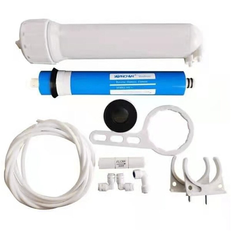 Reverse Osmosis Membrane Housing Replacement Kit 1812 RO Membrane Housing with Reverse Osmosis Membrane 75 GPD