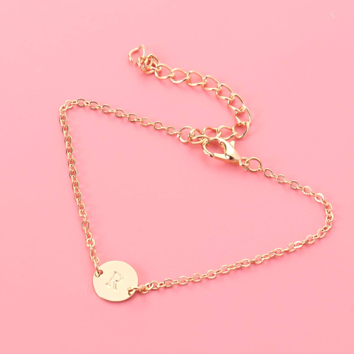 Vrouwen Armband Enkelband Stijlvolle Vintage Casual Strand Stijl Graveren Brief R Legering Voet Ketting Armband