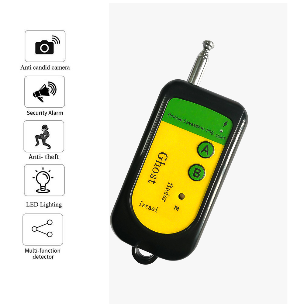 Signal Bug RF Detector Camera GSM Wireless Detector 100~2400Mhz 1.5V Mobile Phone Signal Detection Machine