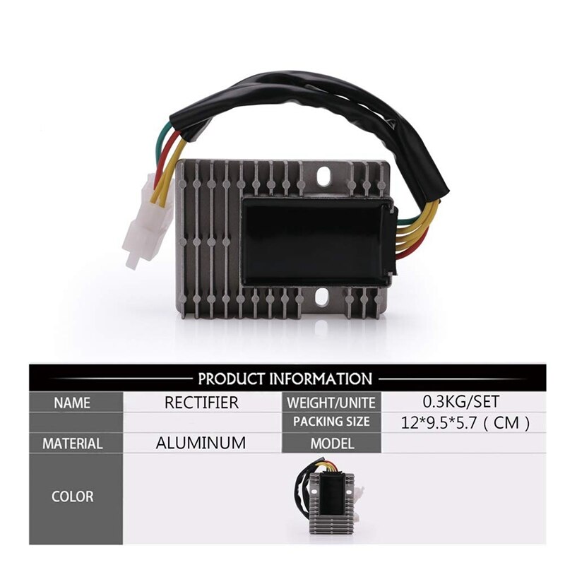 TopMotorcycle Regulator Rectifier for KYMCO Downtown 125 200 300 People 125 200 250 300 Quannon150 DINK 200 Regulator Rectifie