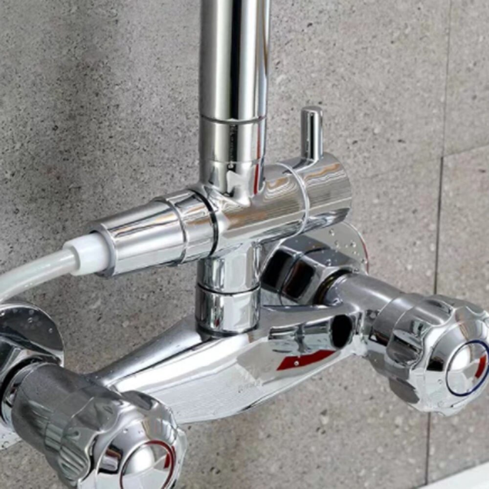 Shower diverter shower faucet three-way diverter valve shower nozzle switch one-point two-cnnector converter