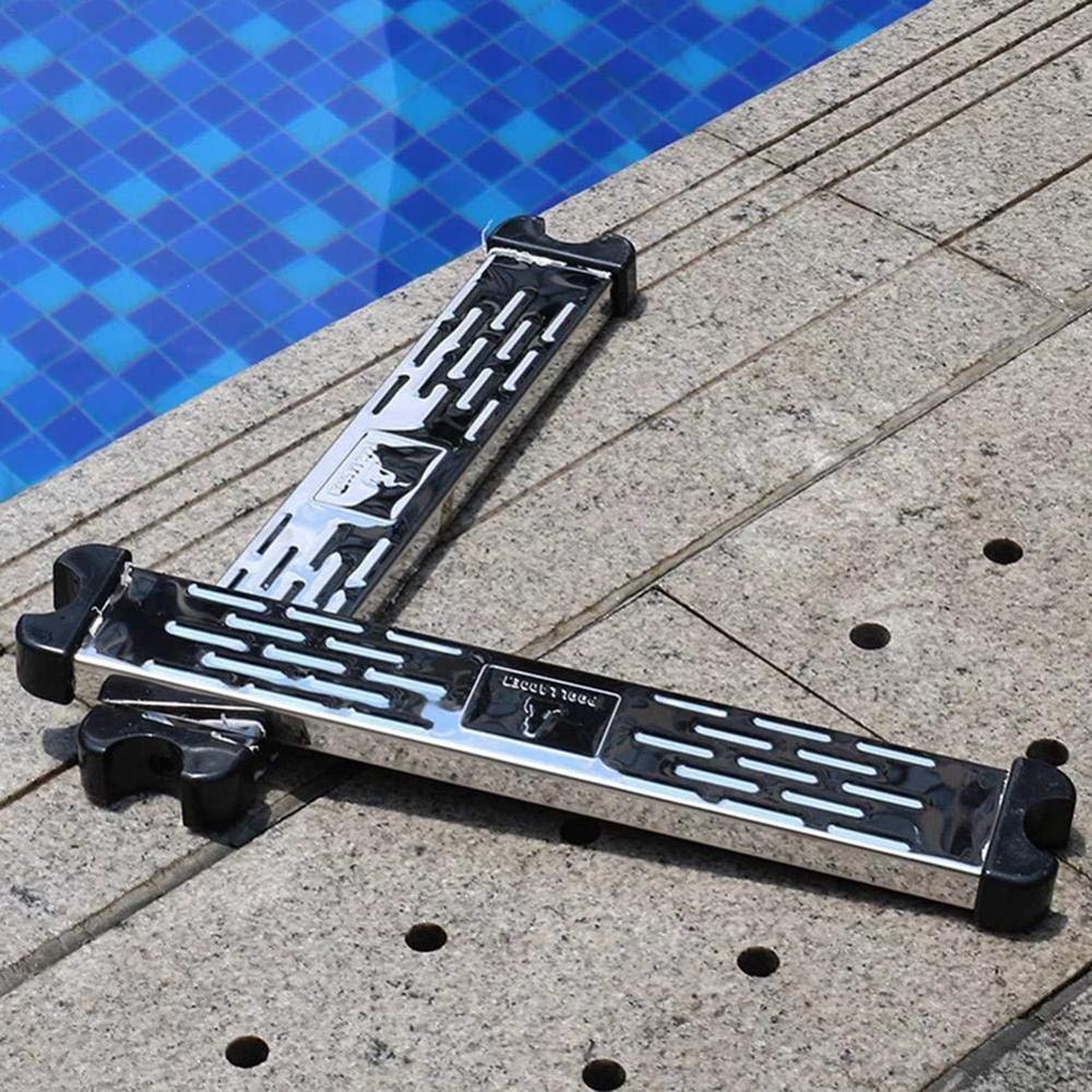 304 acessórios de aço inoxidável da piscina do pedal da escada rolante antiderrapante acessórios da piscina do pedal conveniente