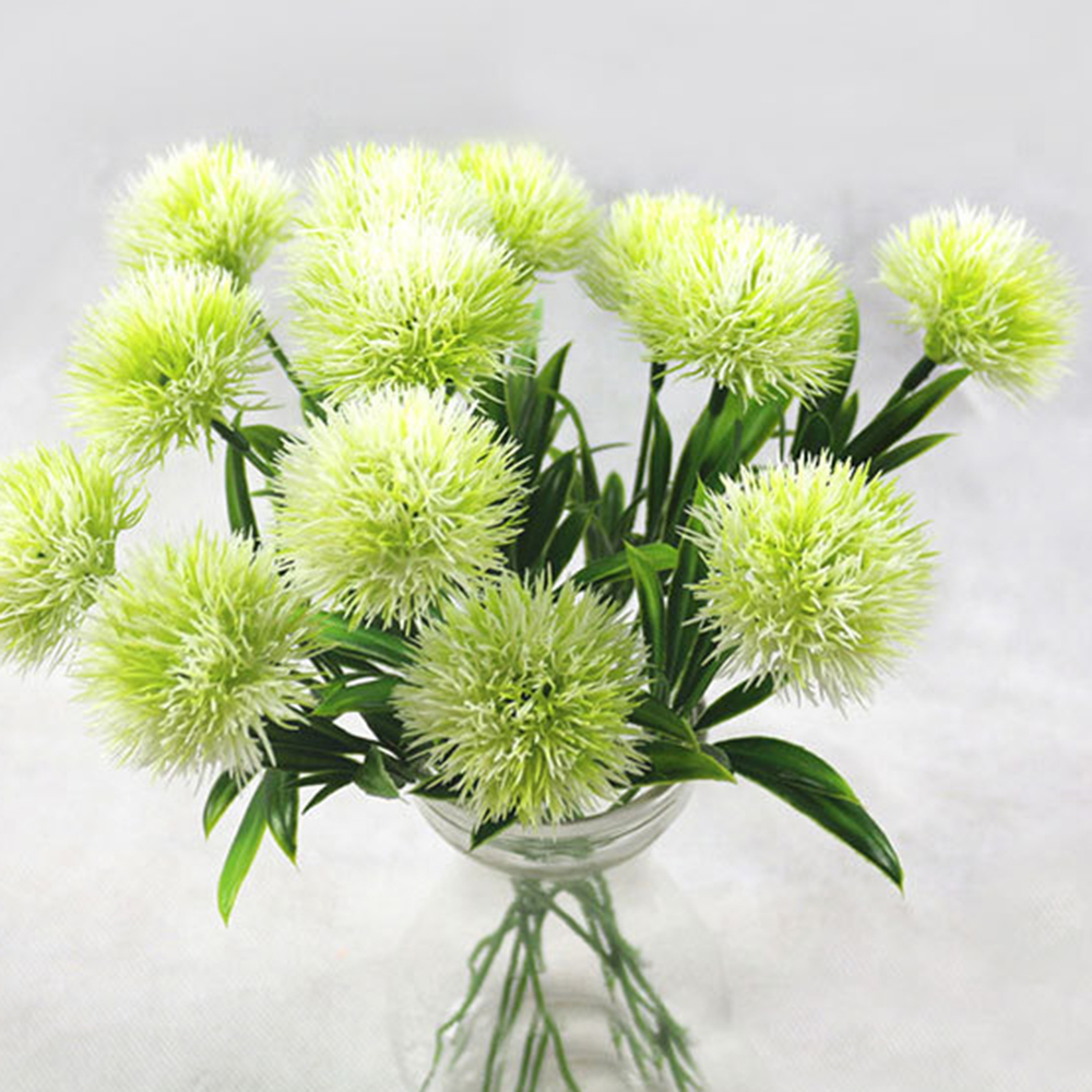 10 Pcs/Boeket Paardebloem Kunstmatige Bloemen Plastic Paardebloem Bruiloft Thuis Hotel Tuin Decoratie Nep Bloem Boeket