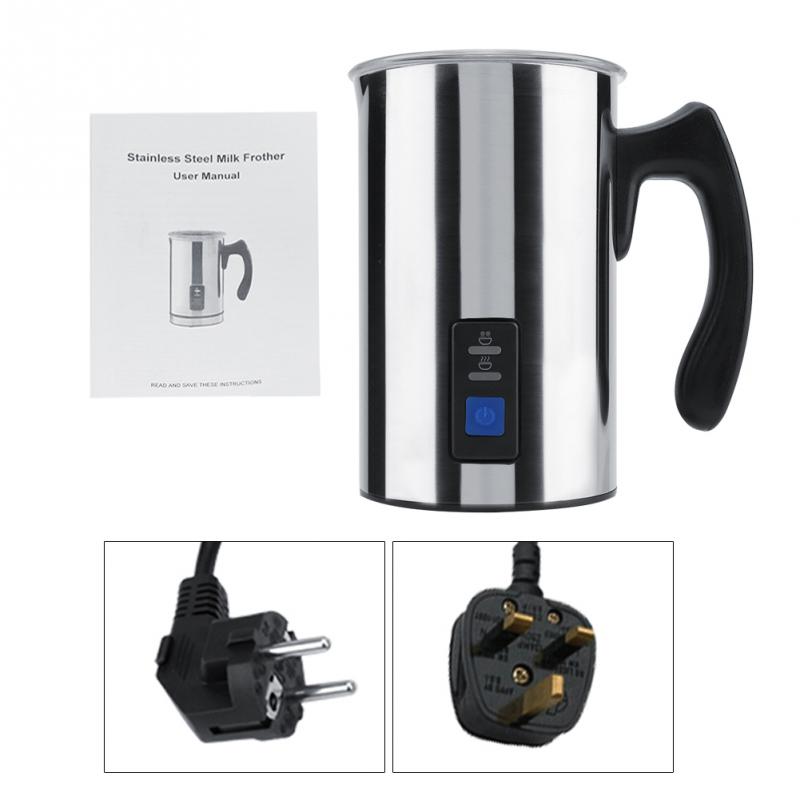 220v Automatic Cappuccino Coffee Maker Electric Milk Bubble Machine Milk Frother Foamer Cup Heatded Latte Foam Maker Warmer