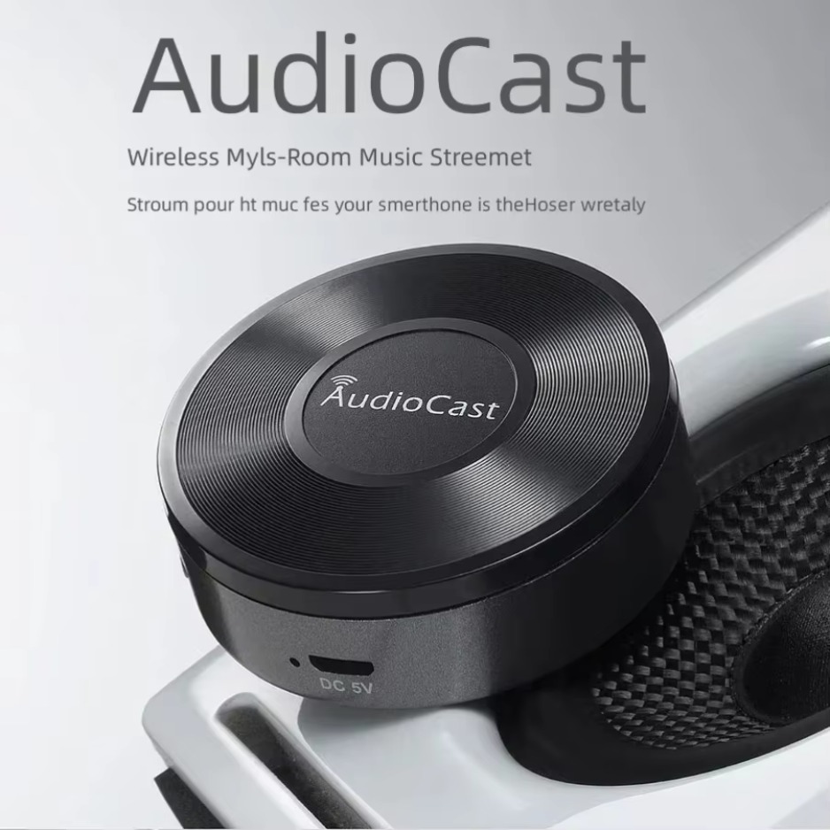 Receptor de Streamer de Audio y música Wifi inalámbrico, Audiocast ieast play M5 DLNA para Airplay, adaptador de música de Audio, flujos múltiples habitaciones
