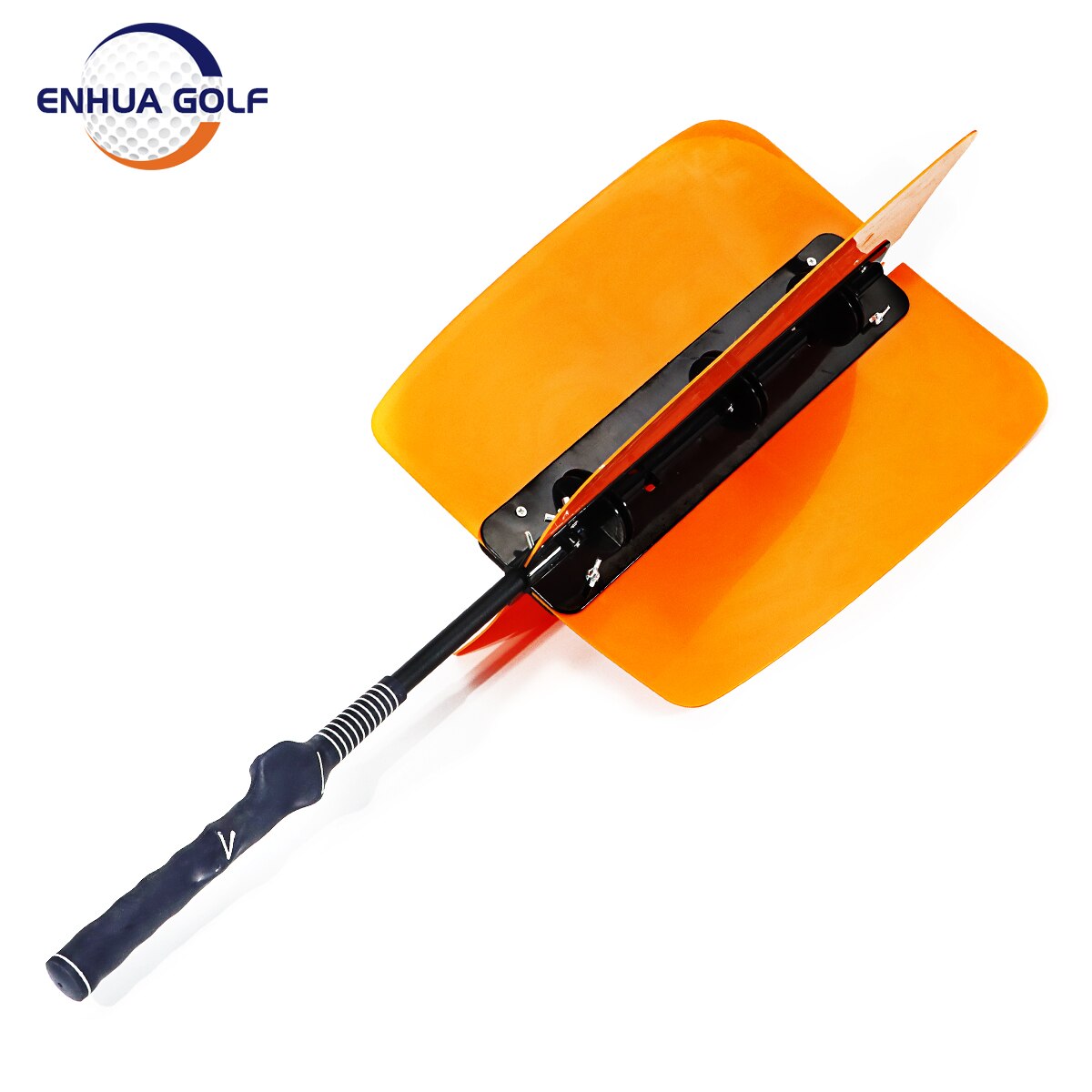 Accessoires de Golf 골fr, entraînement de Swing de Golf, ventilateur électrique de résistance, forme en V, pratique, pratique, Pinwheels: TA004 Orange