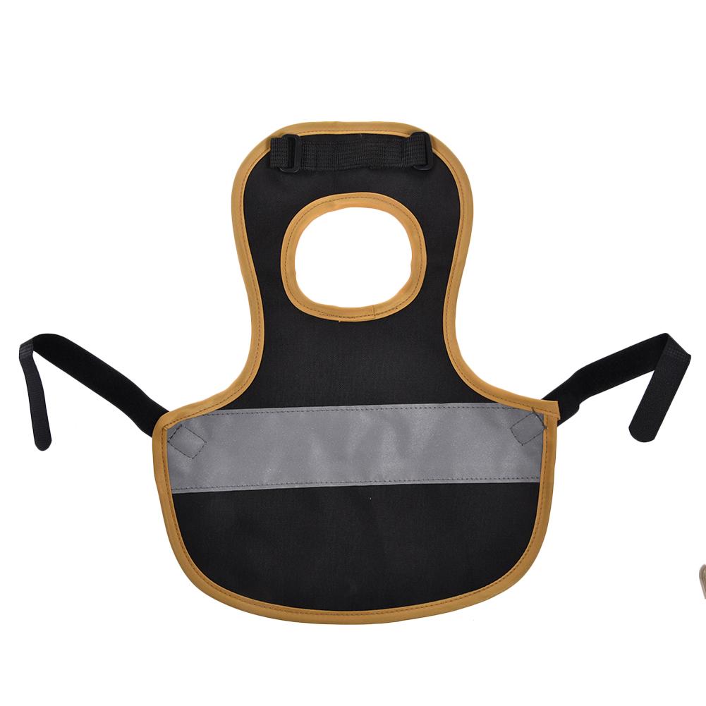 Ropa de Mascota para aves de corral, delantal de sillín, soporte de protección de plumas para pollo y pato,: White