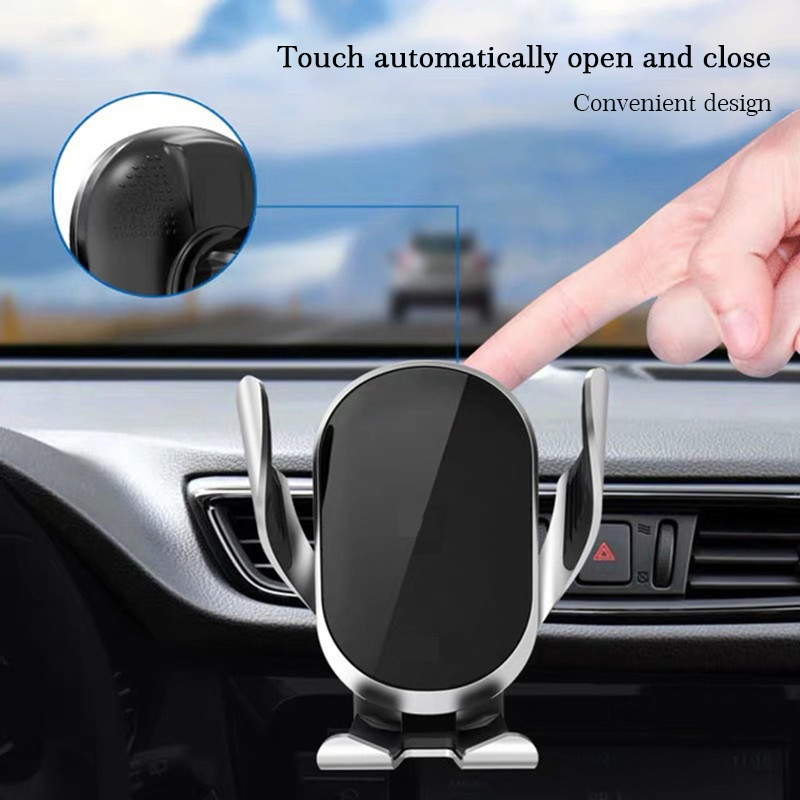 Auto Draadloze Oplader Auto Mobiele Telefoon Houder Mounts Stand Beugel Voor Volvo XC60 Xc 60 Auto accessoires