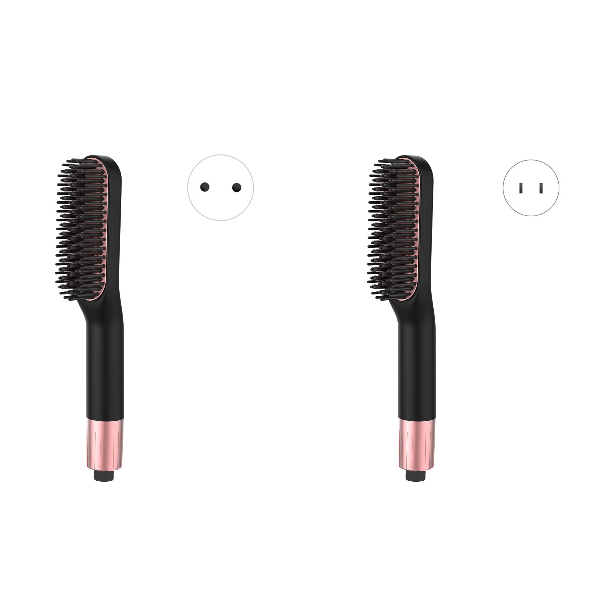 Multifunctional Portable Heating Beard Straightener with Anti-Scald Feature Hair Curler Styling Tools for Men
