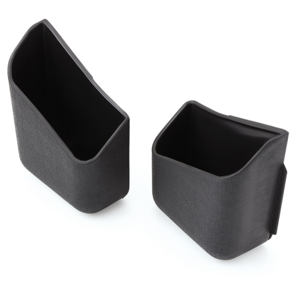 Car Pillar Organizer Boxes Sticker for Seat Leon lbiza VW Golf Tiguan Ford Focus Skoda rapid YETI Superb Octavia: black