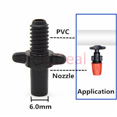 47 mm slangestik fittings drypvanding modhager til 1/4 " 4/7mm haveplæne vandslange ventil kobling tilbehør: Grøn