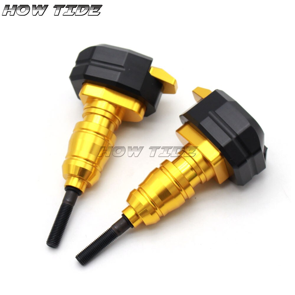 For YAMAHA MT-09 MT09 Motorcycle Falling Protection Frame Slider Fairing Guard Anti Crash Pad Protector: gold