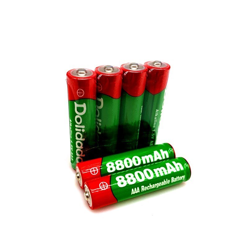 Aaa batteri 8800 mah genopladeligt batteri aaa 1.5 v 8800 mah genopladeligt alcalinas drommey