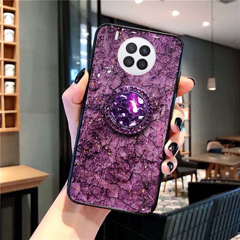 For Huawei Nova 8i Soft TPU Rhinestone stand casing Huawei Nova8i cover