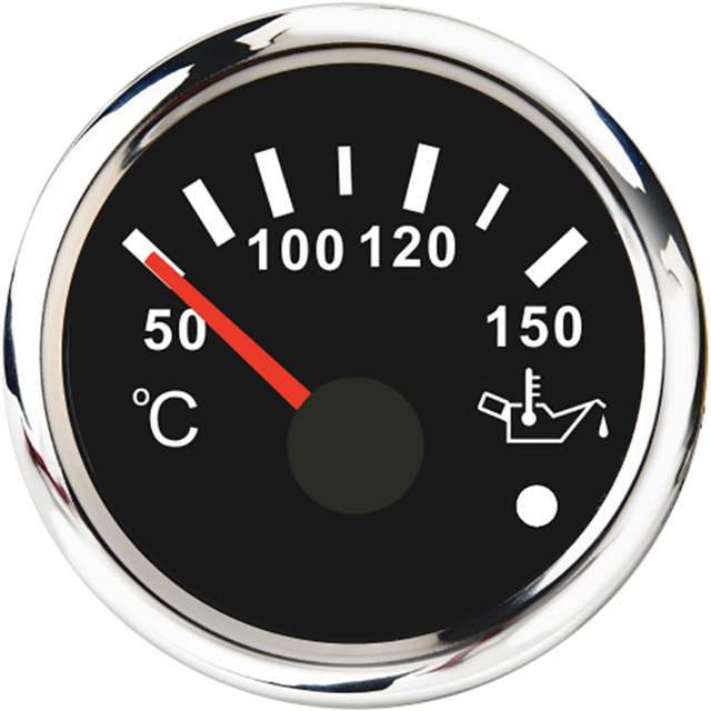 Punkt alarmowy licznik samochodowy miernik pojazdu 12V samochód 52mm termometr do wody prasa do oleju wskaźnik ciśnienia paliwa Volt dla Motorcycle Boat: Oil Temp BS