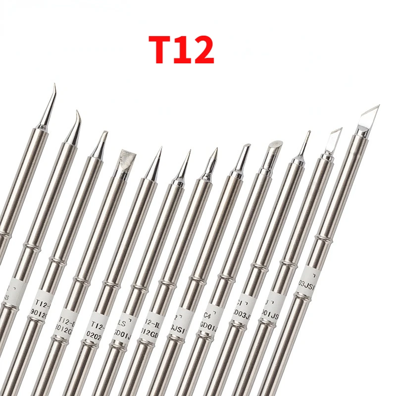 T12 Solderen Soldeerbout Tipsжало Для Паяльника Voor Hakko FX951 Stc En STM32 Oled Soldeerstation Elektrische Soldeerbout