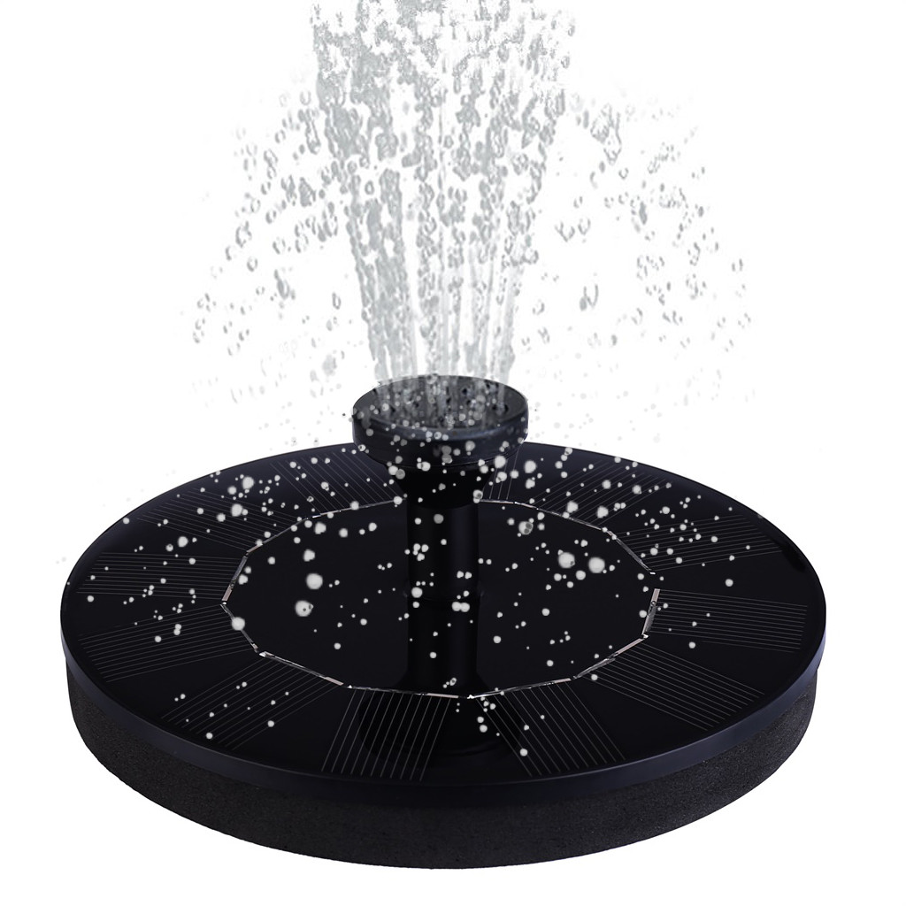 Solar Fountain Power Pump, Bird Bath Fountain Water Floating Pond Garden Patio Garden Decoration Water Fountain Fontanna Solarna: A