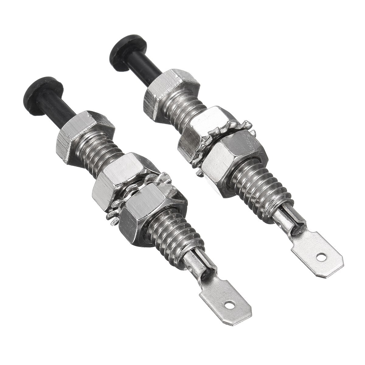 2 Stks Universal Motor Autodeur Pin Switch Verstelbare Bonnet Alarm Licht Kap 69mm Schroef lengte 33mm