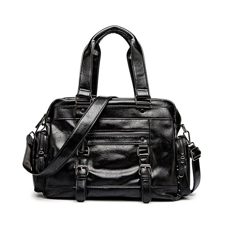 GUMST Large Capacity Travel Luggage Bag Brand Black Men Business Laptop Bag Short Trip Man Travel Bag For Male: Default Title