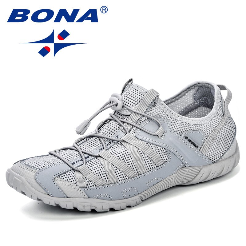 BONA Summer Sneakers Breathable Men Casual Shoes Men Shoes Tenis Masculino Adulto Sapato Masculino Men Leisure Shoe