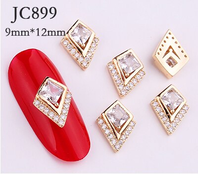 20 stk/parti zirkon krystal diamant 3d smykker japanske neglekunst dekorationer øverste niveau krystal manicure dekorationer: 899