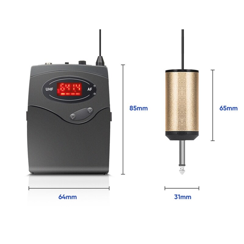 Système de Microphone sans fil, ensemble de Microphone sans fil avec casque et micro-cravate