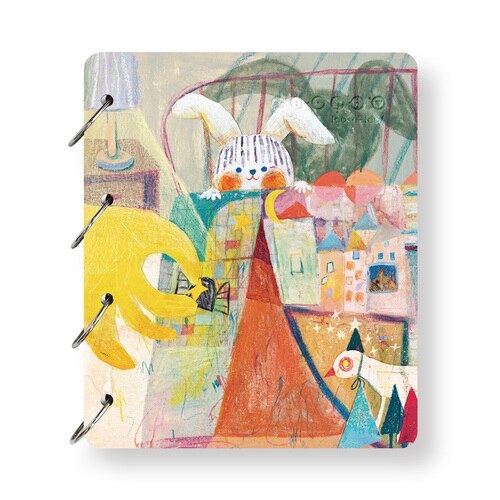 Cute Loose-leaf book illustration hand-painted book illustration book graffiti: 01