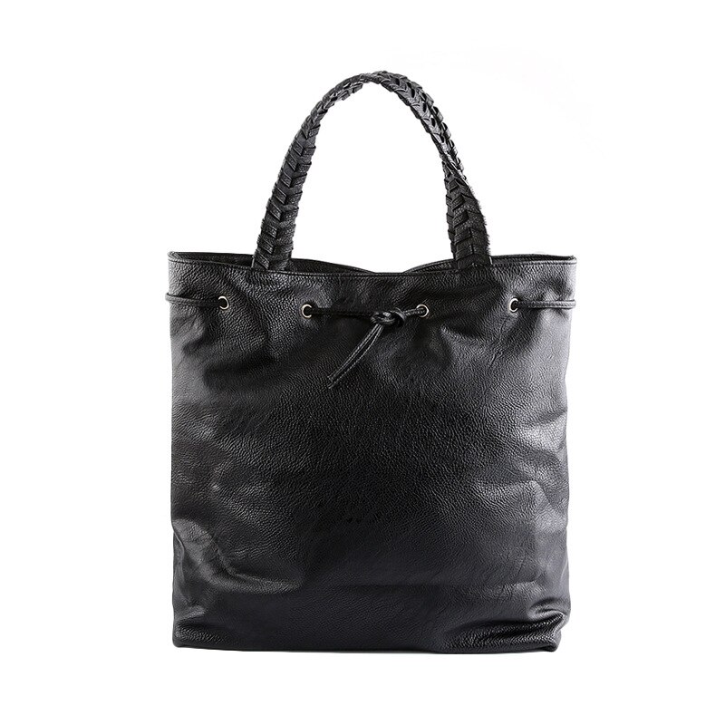 Pu lædertasker til kvinder høj kapacitet stor skuldertaske store håndtasker holdbar shopping laptop taske håndtasker
