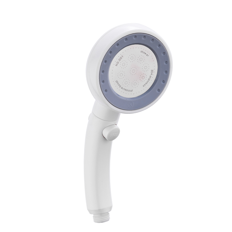 Frap Douchekop Water Saving 300% Druk Boost Krachtige 300 Gaten ABS Verchroomde Hand Held Badkamer Douchekop Y044-1: Y048