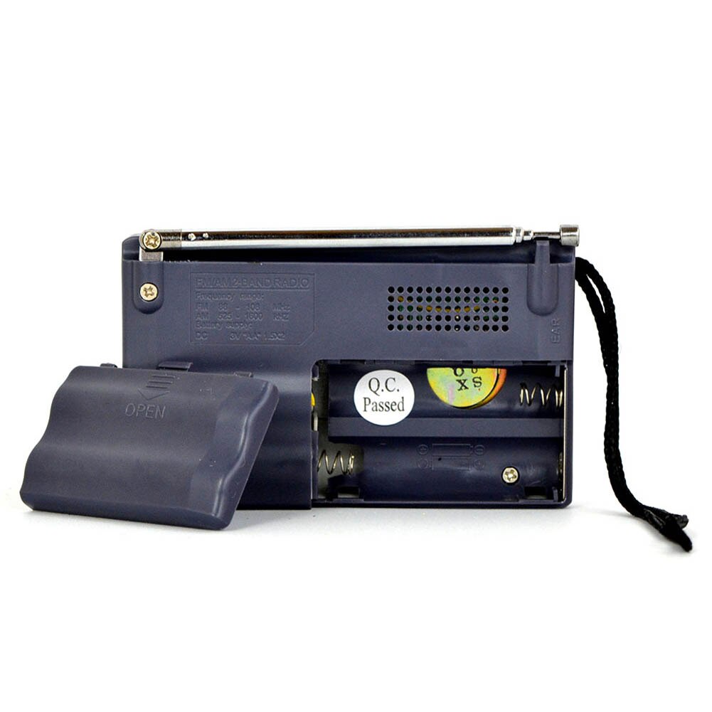 Mini Portable AM/FM Radio Telescopic Antenna Radio Pocket World Receiver Speaker JHP-Best
