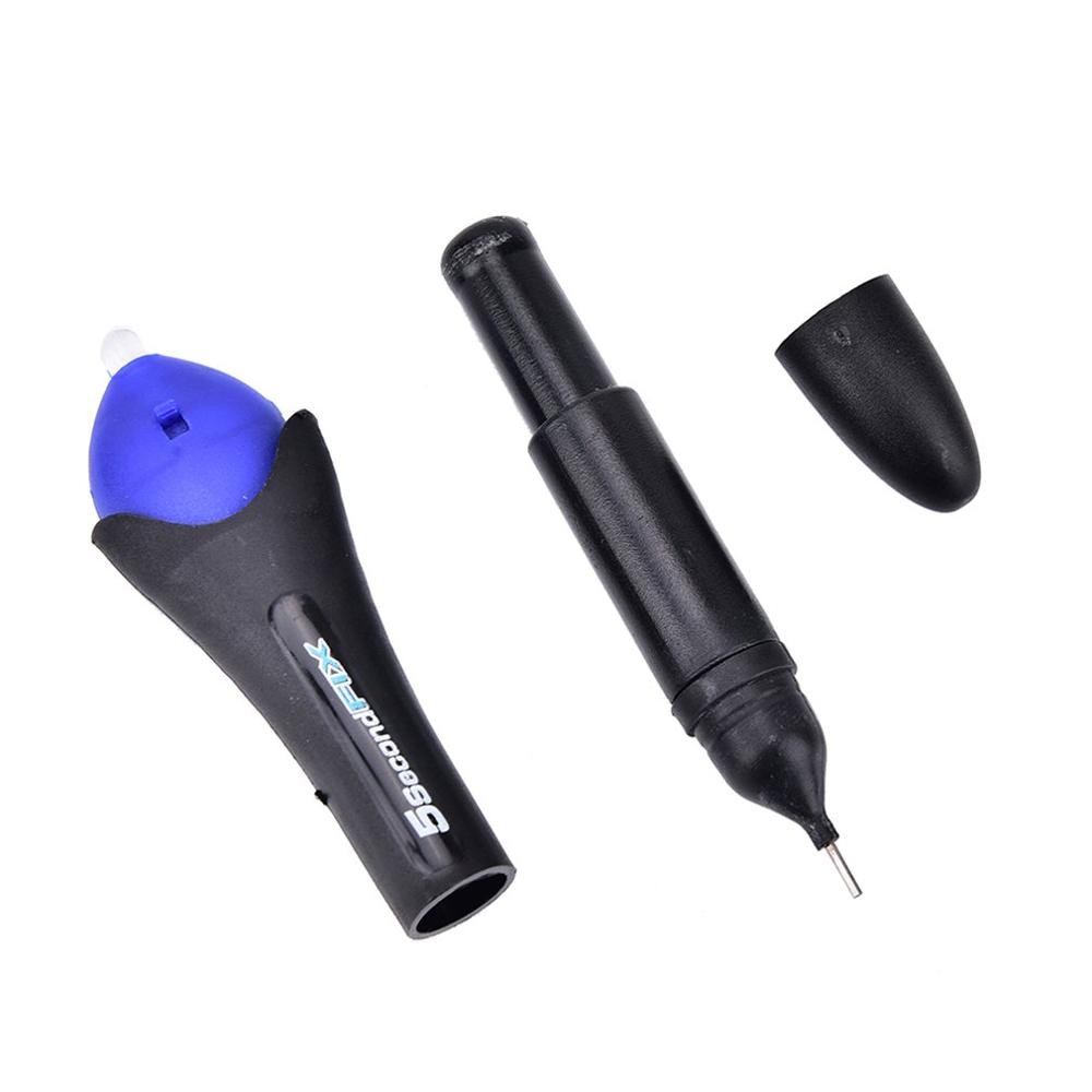 NICE caneta de cola UV com secagem rápida, caneta de cola líquida, colagem em 5 segundos, artefato plástico, 62G