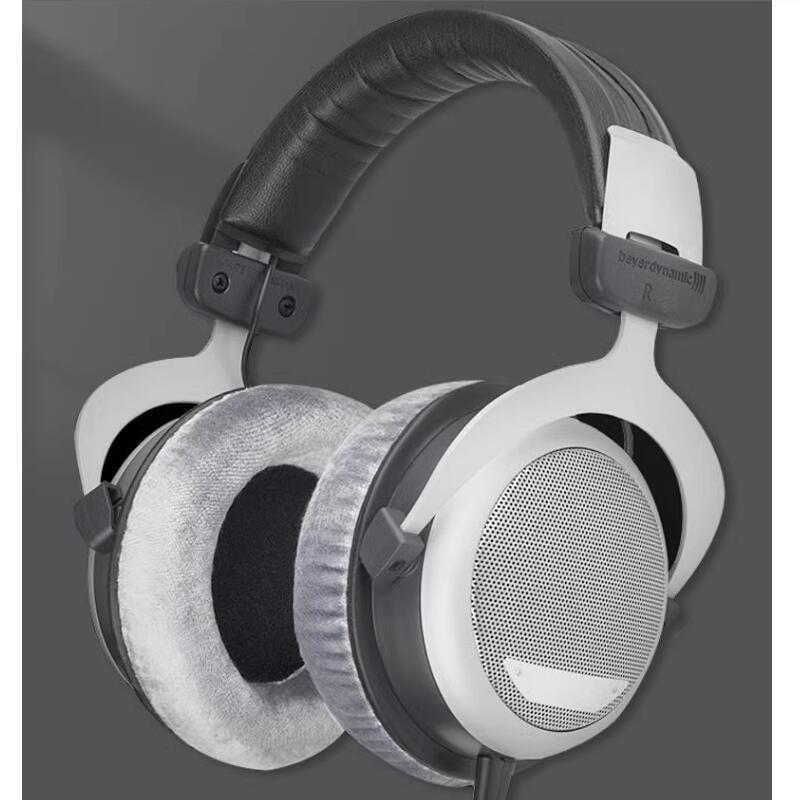 Velvet Ear Pads For Beyerdynamic DT990 DT880 DT770 Headphone Covers Sponge Leather Foam Cushion Headset Replacement Accessories