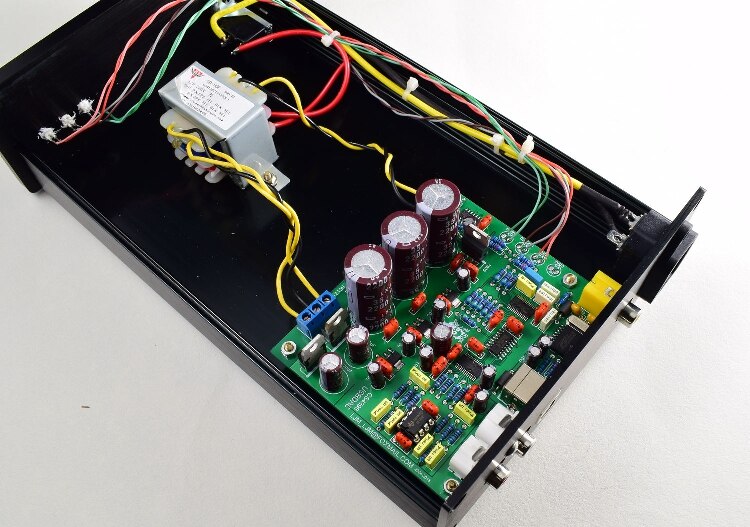 CS4398 DAC with USB Coaxial 24/192K Decoder The Chip Has Been Soldered and the Finished Parts Are Optional