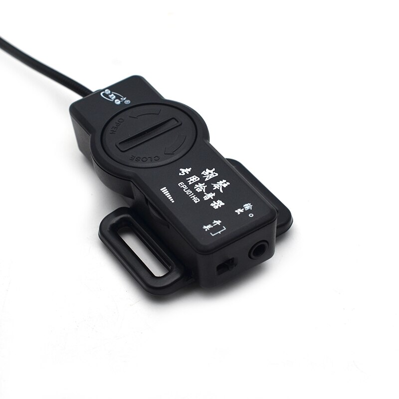 Eno Huqin Erhu Micphone Transducer Pickup Met Volumeregeling Black