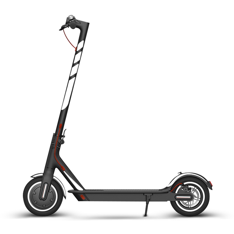 1 set reflektierende aufkleber für roller, komplettes aufkleber-set für xiaomi-serien-kickscooter, faltbare aufkleber: Weiß