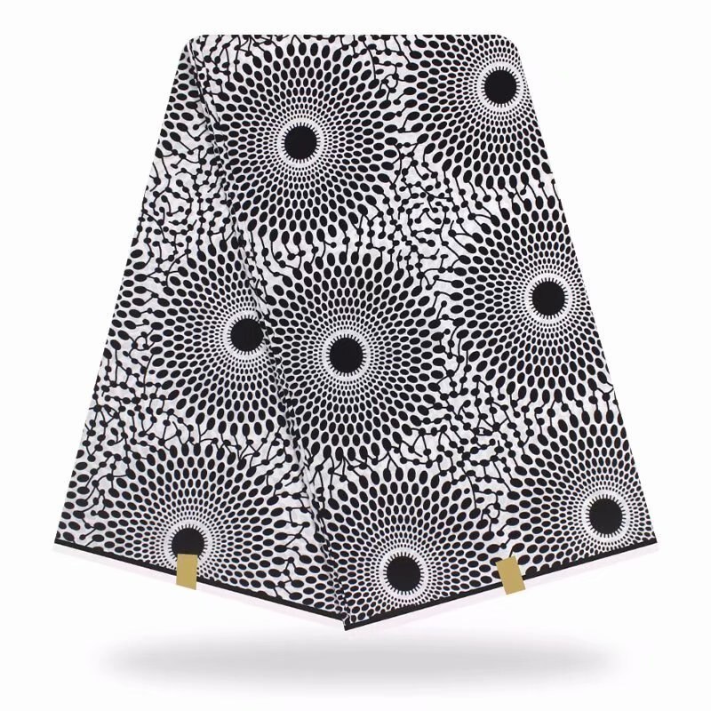 Afrikaanse Fabrix Waxprint Ankara Katoen Wax Pagne Wax 6 Yards Afrikaanse Ankara Naaien Stof