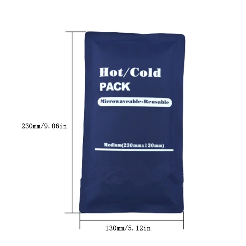 Gel Ice Cold pack Compress Reusable Comfortable tactile Vinyl Provides Instant Pain Relief Rehabilitation and Therapy