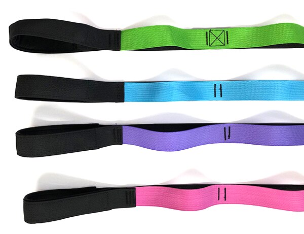 Yoga Stretch Strap Belt Yoga Physical Therapy Training Waist Leg Yoga Strap With Multiple Grip Loops Resistance bands