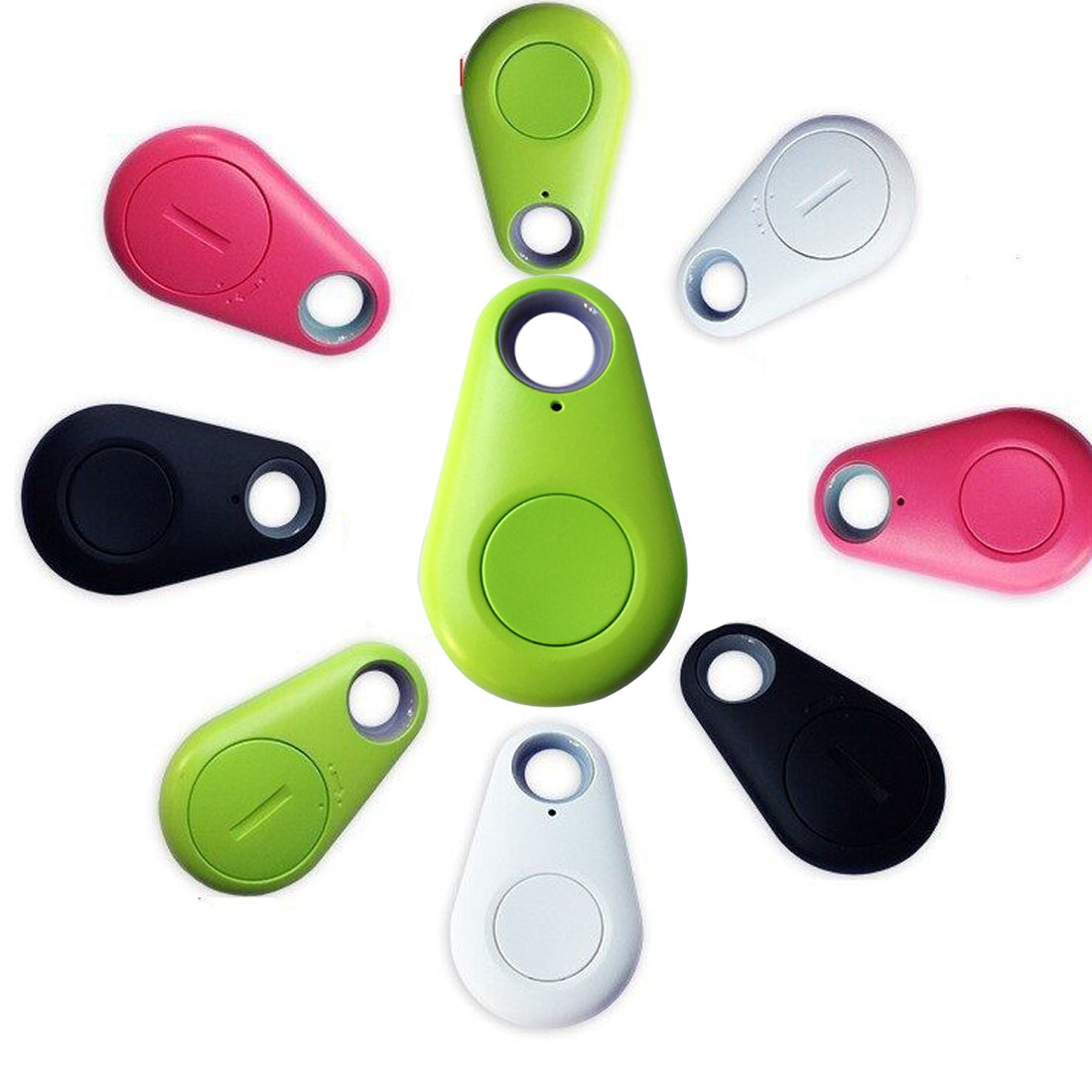 Wearable Bluetooth Tracker Apparaten Shape Key Finder Anti Verloren Alarm Met Controle Water Druppels Vormige Tracking Onderdelen