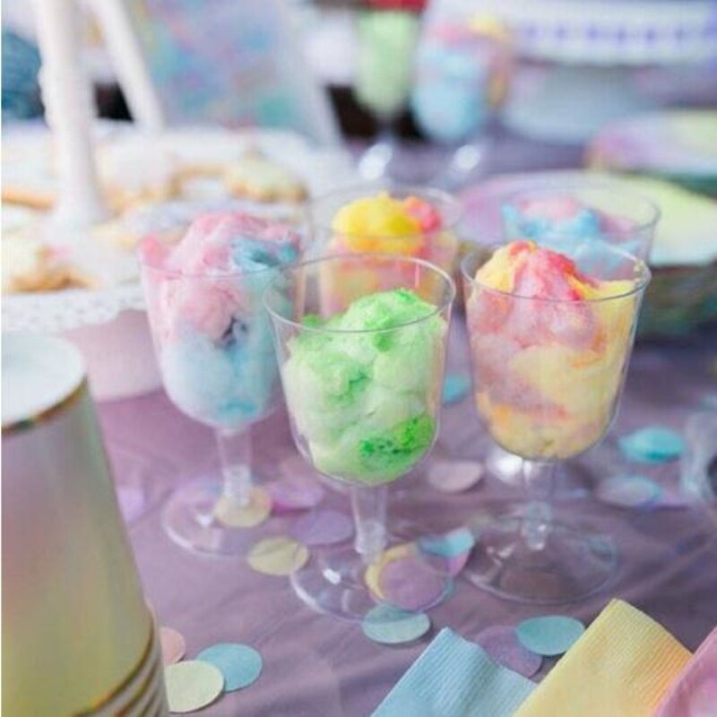 Confettis en papier de soie ronds multicolores, 10x2.5CM, décoration de Table pour fête prénatale anniversaire, ballons