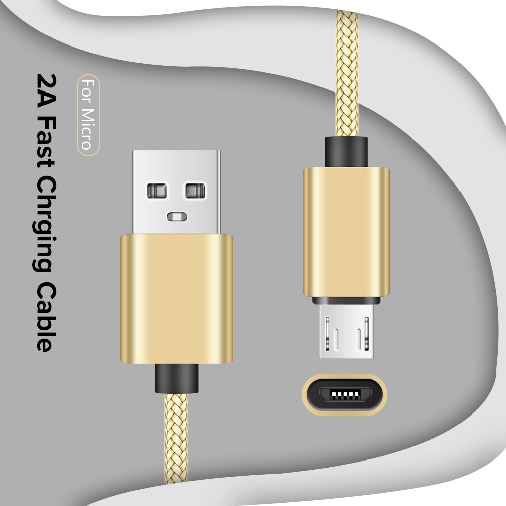 YCDC Micro USB kabel 2A szybka synchronizacja danych kabel ładowania dla Samsung Huawei Xiaomi LG HTC android Microusb kable telefonów komórkowych