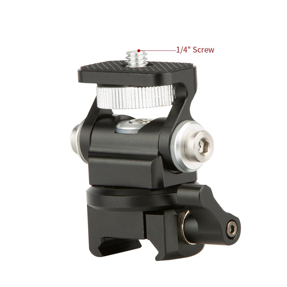 NICEYRIG DSLR Camera Veld Monitor Houder met NATO Lock Klem Voor 5 inch of 7 inch monitor