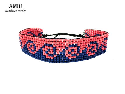 AMIU Handgemachte Freundschaft Armband Böhmen Stil Hippie Armband Seil Beliebte String Samen Perlen Armbänder Für Frauen Männer Weihnachten: A15