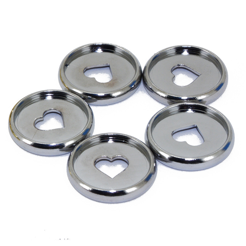 Fromthenon 11pcs Heart-Shaped Planner Ring Binder Happy Planner Journals Disc Notebook Accessories Binder Rings for Scrapbooking