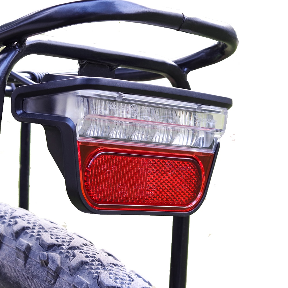 Ebike Light LED 36V 48V Elektryczny reflektor rowerowy i tylne światło również z zestawem kierunkowskazów