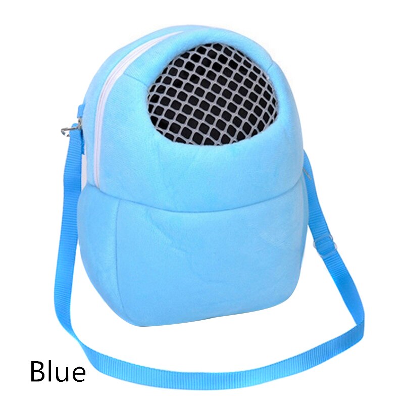 1 Pcs Pet Bag Carrier Hanging Pocket Sleep Breathable for Hamster Squirrel Outdoor B2Cshop: Blue