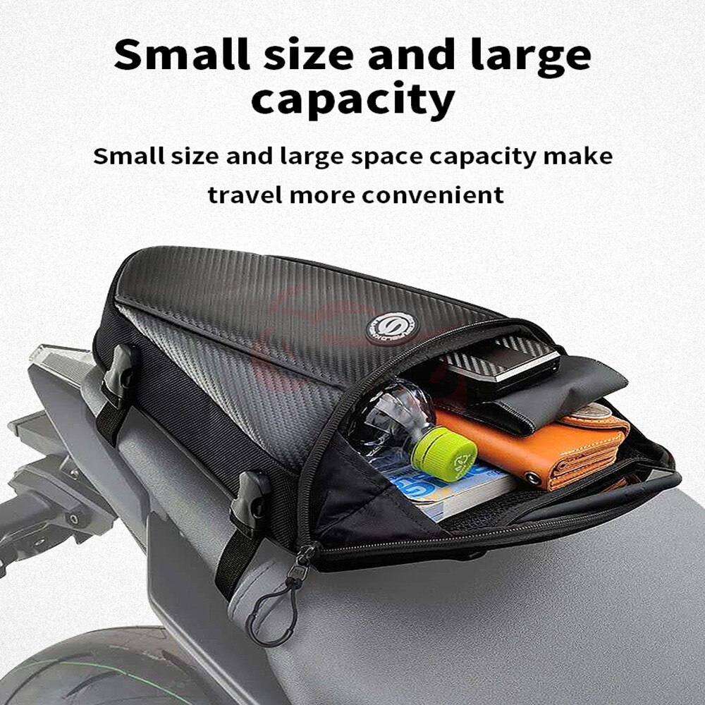 Egnet til motorcykelbagsædetaske, tilføj opbevaringstaske, egnet til enhver bilmodel, almindelig bilmodel