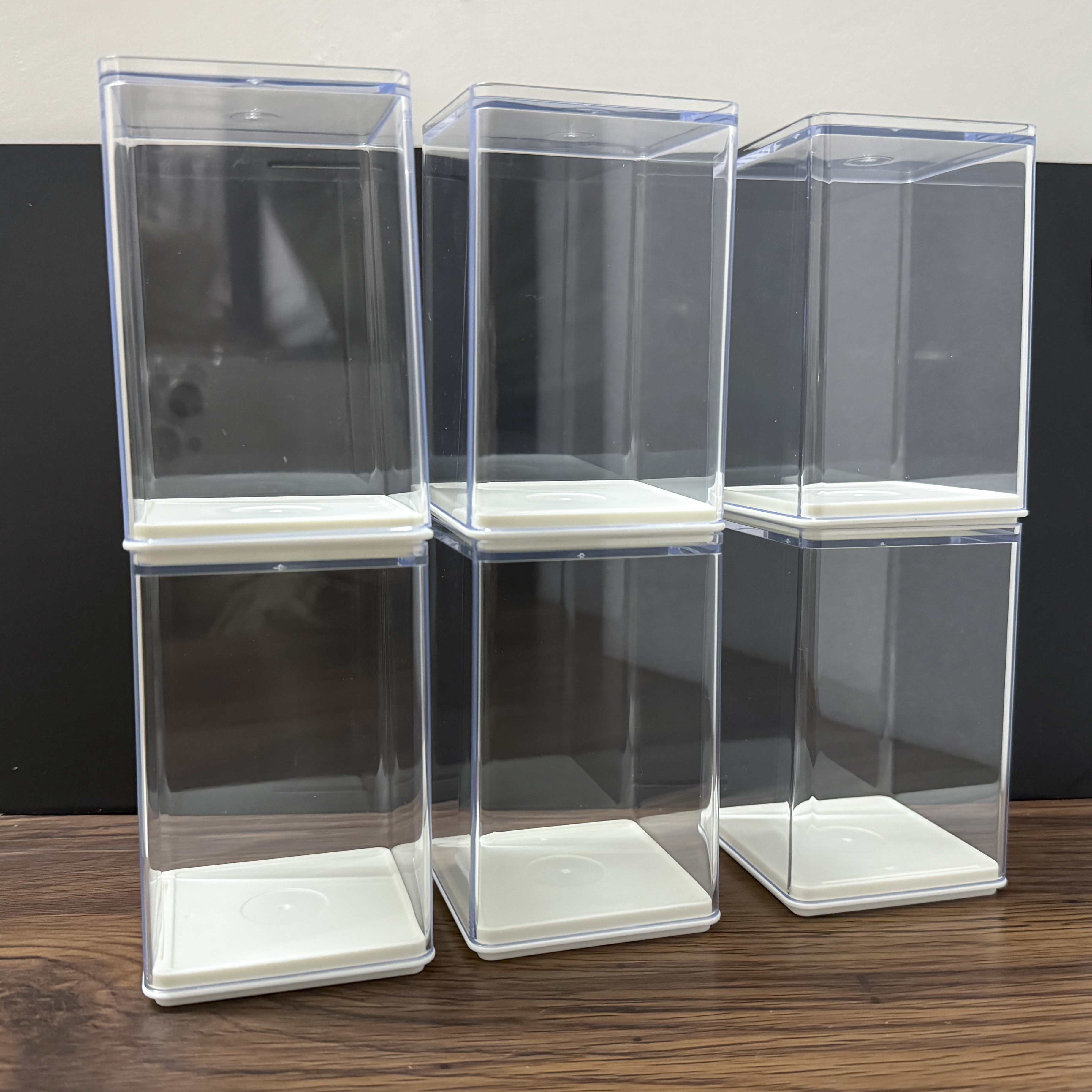 Display Boxen Acryl Figur Vitrine Blind Box Für Action-figuren Pop Mart, Vollständig Zusammengebaute Staubdichte Lagerung Organizer Box